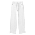 thumbnail image 6 of Jovrlynd Lounge Pants Women Wide Leg High Waisted Drawstring Sweatpants with Pockets Soft Stretch Outdoor Athletic Pants, S-2XL, 6 of 6