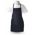 thumbnail image 3 of Navy Blue Apron Navy Inspired Sailor Knot Rope Pattern Illustration Nautical Abstract Design, Unisex Kitchen Bib Apron with Adjustable Neck for Cooking Baking Gardening, Dark Blue Cream, by Ambesonne, 3 of 3