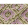 thumbnail image 4 of oneOone Viscose Jersey Fabric Diamond|Triangle & Check Geometric Printed Fabric 1 Yard 60 Inches Wide, 4 of 5