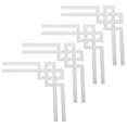 thumbnail image 3 of 4pcs Mirror Corner Decals: Adhesive Wall Mirror Stickers Acrylic Corner Hollow Applique Trim For Home Living Room Bedroom Background Decoration, 3 of 6