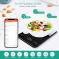 thumbnail image 5 of Digital Food Scale 10kg Smart Kitchen Scales with Nutrition Calculator APP Rechargeable Gram Scale for Weight Loss Baking Scales, 5 of 6