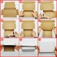 thumbnail image 4 of Dona.fen 25 Count Shipping Box, 6 x 6 x 2 Inch Triple Wall Standard white corrugated cardboard, 4 of 8