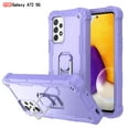 thumbnail image 1 of SaniMore for Samsung Galaxy A72 5G Case with Hidden Bracket Rugged Heavy Duty Protective [Hard PC Back + Silicone Bumper] Shokcproof Anti-drop Tri-layer Hybird Shell for Galaxy A72 5G, Purple, 1 of 6