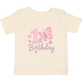 thumbnail image 3 of Inktastic 1st Birthday Pink Butterfly Boys Baby T-Shirt, 3 of 5