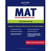 Kaplan MAT, 2007-2008 Edition: Miller Analogies Test, Used [Paperback]