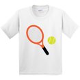 thumbnail image 3 of Inktastic Tennis Racket and Ball Youth T-Shirt, 3 of 5
