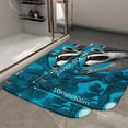 thumbnail image 2 of 1pc Raccoon Absorbent Non-Slip Bathroom Thickened Flannel Rug Decor,Soft,Quick Drying,Suitable For Indoor/outdoor Use,Bathrooms,Bedrooms,Kitchens,Terrace,Laundry Rooms,16"x24", 2 of 9