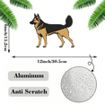 thumbnail image 2 of 1 Pcs 2D Flat License Plate Covers & Frames, German Shepherd For Decorative Front, Waterproof For Decoration Aluminum License Plate Covers & Frames Cover For Men Women, 12" X 6", 2 of 7