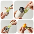 thumbnail image 2 of Juego de cepillos para limpiar botellas Shrunqi 4 en 1, 3 piezas, verde, 2 of 7
