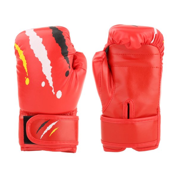 Guantes de práctica de boxeo Sparring Entrenamiento de látex Lucha Guantes de boxeo de bolsa Rojo 8 Zulema guantes de boxeo