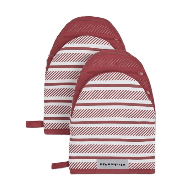 Juego de 2 guantes de cocina KitchenAid Albany Passion Red