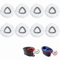 thumbnail image 1 of wonima02 8 Pack Mop Heads Replacement Compatible with O-Ceda EasyWring Spin Mop, Microfiber Spin Mop Refill Easy Cleaning Mop Head Replacement for Floor Cleaning Deep Cleaning for Home Office, 1 of 1