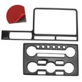 thumbnail image 3 of Dashboard Panel Cover,2Pcs/Set Carbon Fiber Central Car Interior Decoration Navigation Trimfor Nissan Elevated Design, 3 of 14