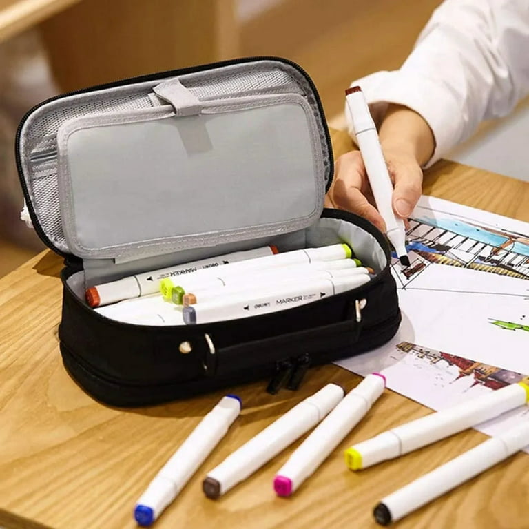 Pencil Case Pen Bag, Handheld Pencil Holder Pouch Pen Organizer