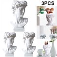 thumbnail image 1 of JShteea Portalápices Resina Estatua Retrato David Maceta Almacenamiento Brochas Maquillaje 3 Uds., 1 of 7