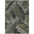 thumbnail image 2 of Addison Rugs Chantille Indoor/Outdoor Transitional Floral Black Washable Rectangle Rug, 8' x 10', 2 of 6