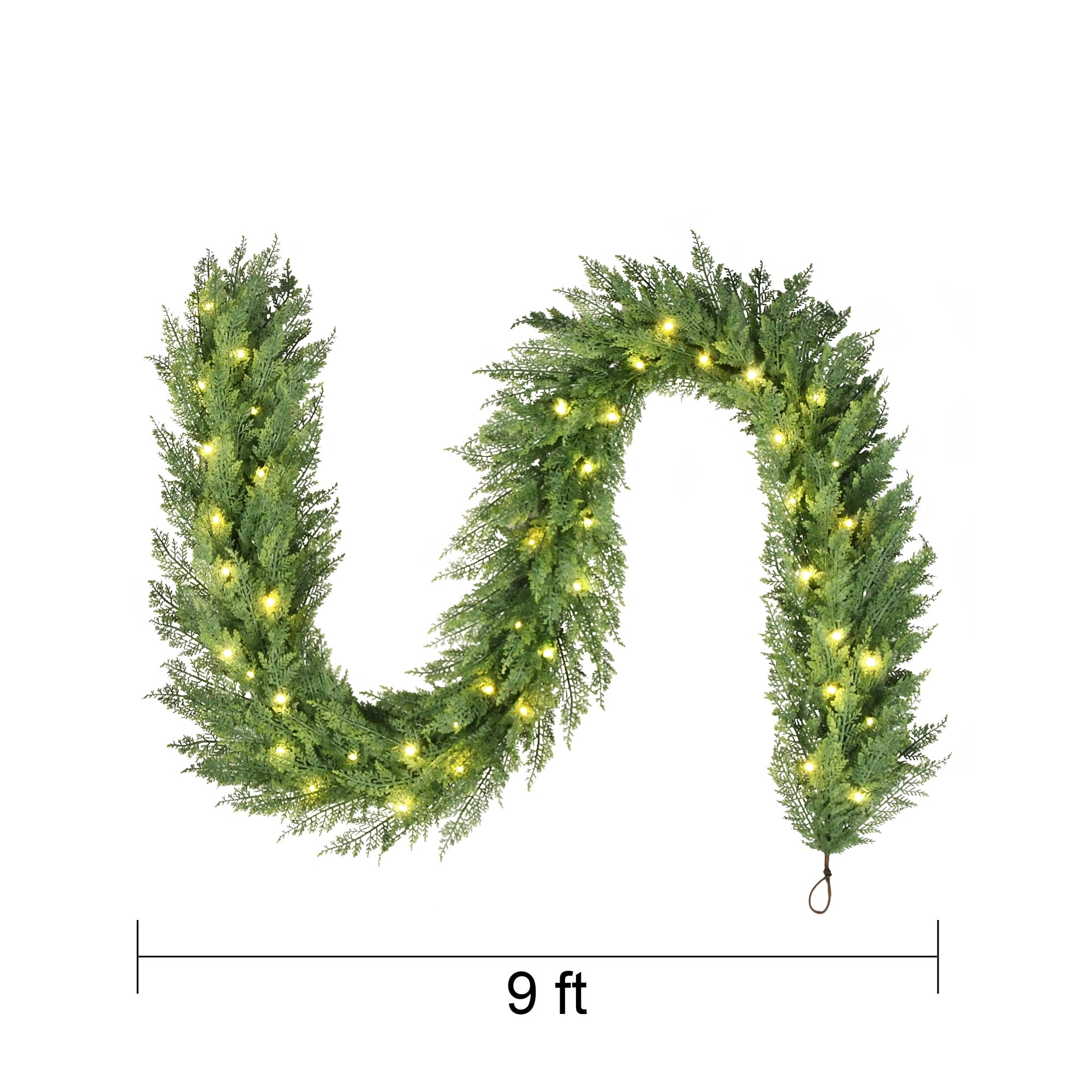 My Texas House Cypress Pre-Lit Christmas Garland photo 5