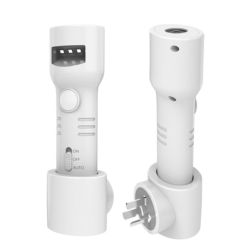 2-in-1 Motion Sensor Night Light & Detachable Flashlight, Rechargeable Wall-Mounted LED Light with 120° Wide-Angle Sensor for Hallway, Bedroom, and Stairs