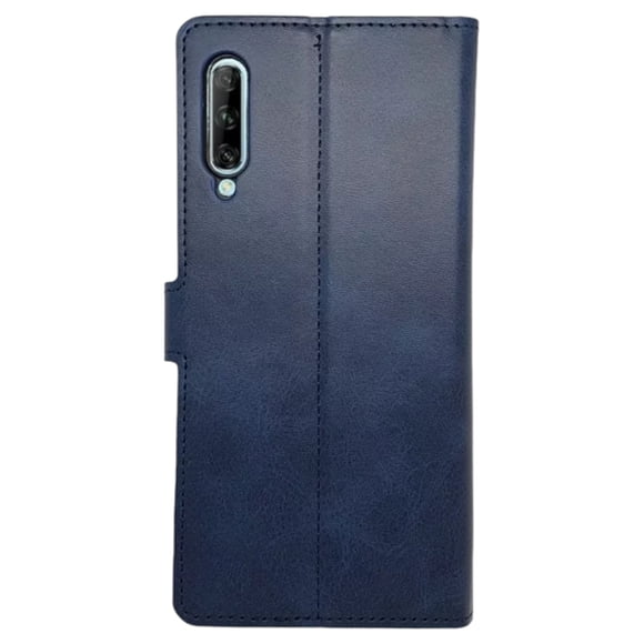 Funda Cartera Suave Cely Vesmir Para Huawei Y9s Azul Marino Con 2 micas