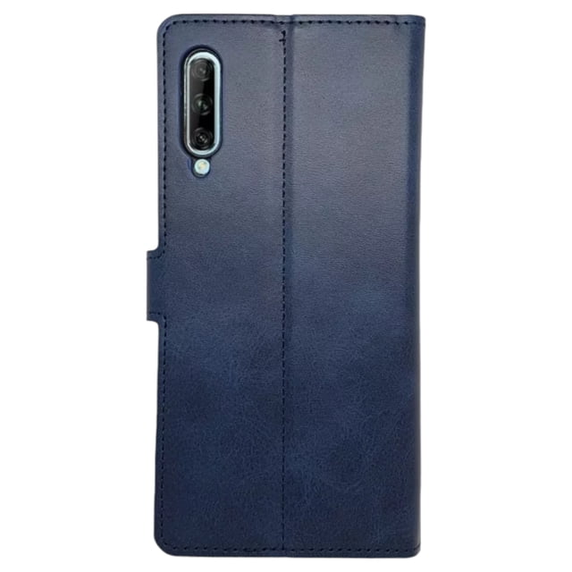 Funda Cartera Suave Cely Vesmir Para Huawei Y9s Azul Marino Con 2 micas