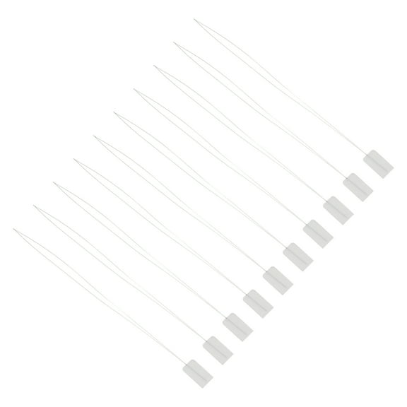 WORGEOUS 30 pcs  Central Opening Beading Needles Iron Wire Bead Needles Very Thin Needles