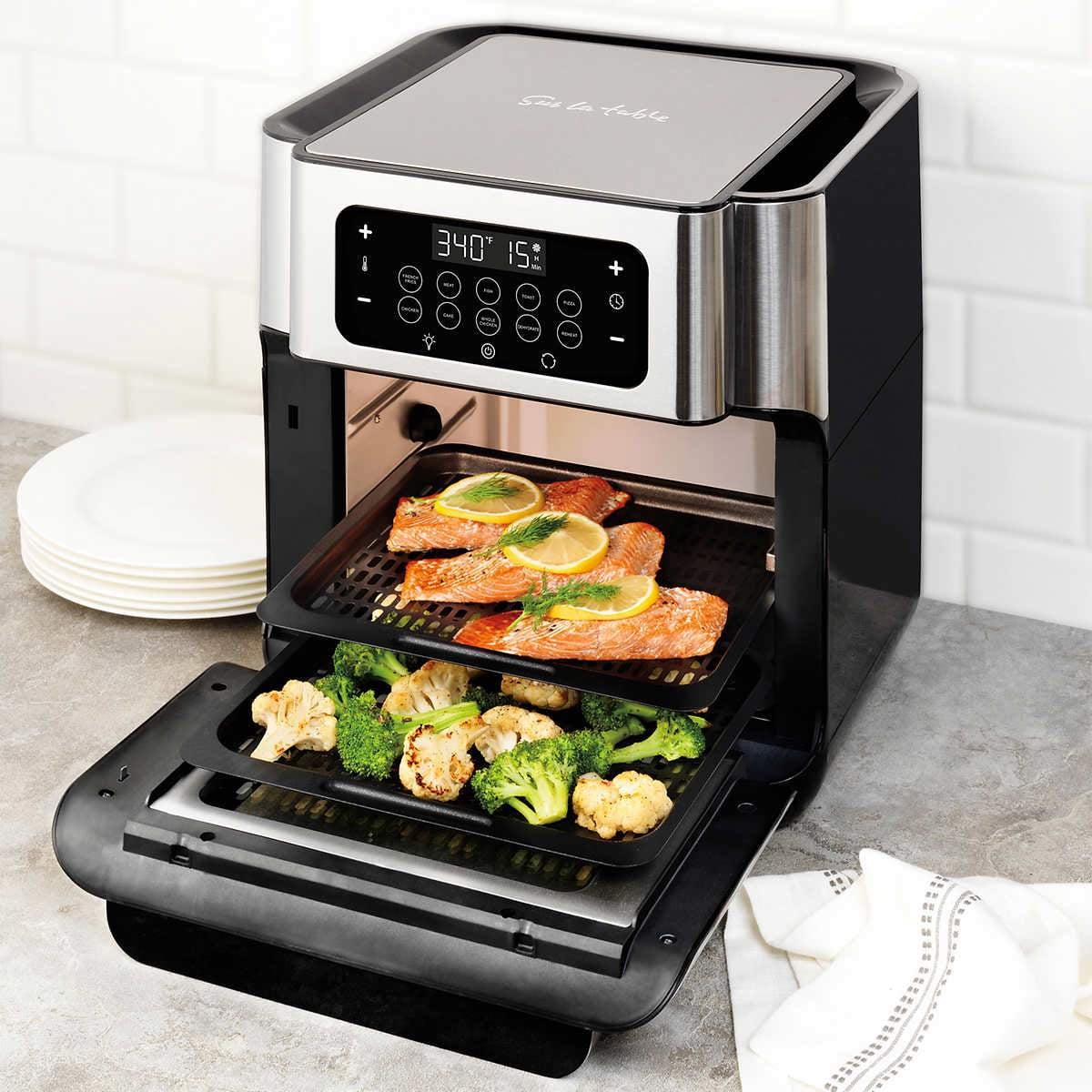 Sur La Table 1.1 Cu. Ft. Multifunctional Air Fryer Toaster Oven