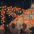 thumbnail image 3 of 4 Pack Thanksgiving Decor Pumpkin Maple Leaf String Lights Halloween Fall Decoration Seasonal Christmas Warm LED Light Decoration, 3 of 9