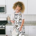 thumbnail image 4 of Halloween Pattern Kids Aprons for Girls and Boys,Adjustable Neck Strap Toddler Aprons for Kids Cooking Baking,23.6"x19", 4 of 7