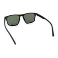 thumbnail image 7 of Polarized Gentlemanly Hipster Mens Sport Horn Rim Plastic Sunglasses [Black Green White - Green], 7 of 7