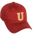 thumbnail image 1 of Daxton Classic 3D Varsity White Neon Orange Initial Letters Baseball Dad Hat, Red, Letter U, 1 of 2