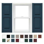 Mid America Raised Panel Shutters 14 3/4 Inch Width (1 Pair)
