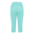 thumbnail image 5 of Xzbqbs Capris for Womens Capris for Summer Plus Size Capri Pants Workout Wide Leg Cropped Pants Causal Lounge Capris Pants with Pockets, 5 of 6
