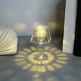 thumbnail image 1 of Ornaments Exquisite Crystal Table Lamp Transparent Soft Eye-care Small Table Lamp Home Bedroom Living Room Ambient Light, 1 of 6