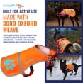thumbnail image 6 of SafetyPUP XD Blaze Orange Reflective Dog Vest – Hi-Vis Safety Vest for Hunting & Outdoor Protection, 6 of 9