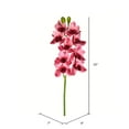 thumbnail image 2 of Vickerman 33 Po Tige de Cymbidium en Tissu Contemporain Rose, 2 of 2