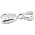 thumbnail image 2 of Beadalon Pinch Bails, Pendant Silver-Plated, 22mm, 4/Pkg., 2 of 2
