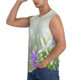 thumbnail image 3 of Fotbe Purple Butterfly On Wild Men's Camiseta sin Mangas Estampada para Hombres, Playera Casual para Gimnasio, Entrenamiento, Playa-XX-Large, 3 of 7