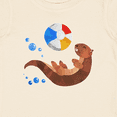 thumbnail image 4 of Inktastic Cute Otter and Beachball Boys or Girls Baby T-Shirt, 4 of 5