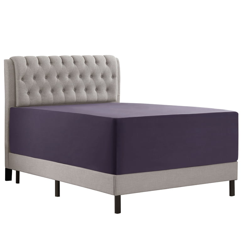 Empyrean Bedding Twin-XL Extra Deep Fitted Sheet, Purple photo 3