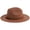 Khaki, variant on BadPiggies Vintage Fedora Hat for Men & Women Wide Brim Felt Hats with Belt Buckle (Camel)