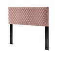 thumbnail image 1 of Headboard, Full Queen Size, Velvet, Pink, Modern Contemporary Urban Design, Bedroom Master Guest Suite, 1 of 10
