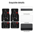 thumbnail image 5 of Gaeub Animal Bulldog Print 4 Pieces Car Floor Mats Car,Universal Car Carpet Mats,Fit for SUV, Vans, Sedans,Trucks, 5 of 6