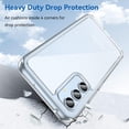thumbnail image 5 of Case for Samsung Galaxy A34 5G Phone Case Slim Dropproof [Defend from Drop/Scratch/Slip/Fingerprint] Clear Acrylic Hard Back Soft TPU Bumper Hybrid Phone Case for A34 5G-Crystal Clear, 5 of 16