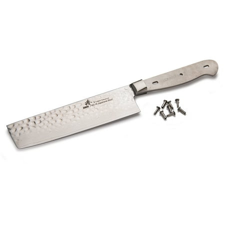 

Zhen Hammered Surface Damascus Nakiri Knife Blank 6-5/8 L x 5/64 T (170mm x 1.8mm)