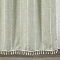 Boho Shower Curtain Sage Green Shower Curtain Linen Shower Curtain for
