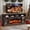 Brown, variant on Electric Fireplace TV Stand up to 85" TVs, Farmhouse Entertainment Center wiht 36" Fireplace for Living Room, Gray
