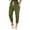 Dark Green A, variant on Bovxnpu Summer Womens Plus Size Pants, Women Casual Jogger Pants Sports Pants, Womens Summer Fashion Solid Casual Elastic Waist Long Wide Leg Pants XXXXL