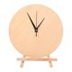 thumbnail image 3 of GOOHOCHY 1 juego de reloj de madera en blanco: esfera de reloj de madera sin terminar, placa redonda artesanal en blanco para decoración del hogar, sala de estar, decoración de fiestas., 3 of 8