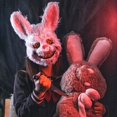 thumbnail image 3 of Máscara De Halloween De Peluche De Oso Sangriento Conejo Espeluznante Disfraces De, 3 of 4