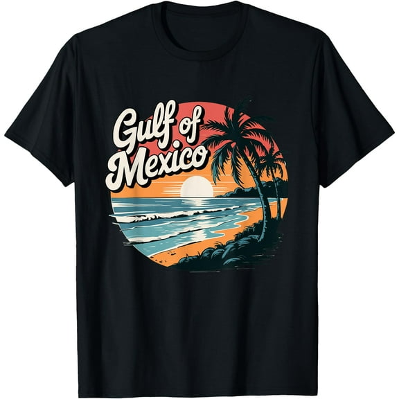 Gulf-Of-Mexico T-Shirt,Black tee